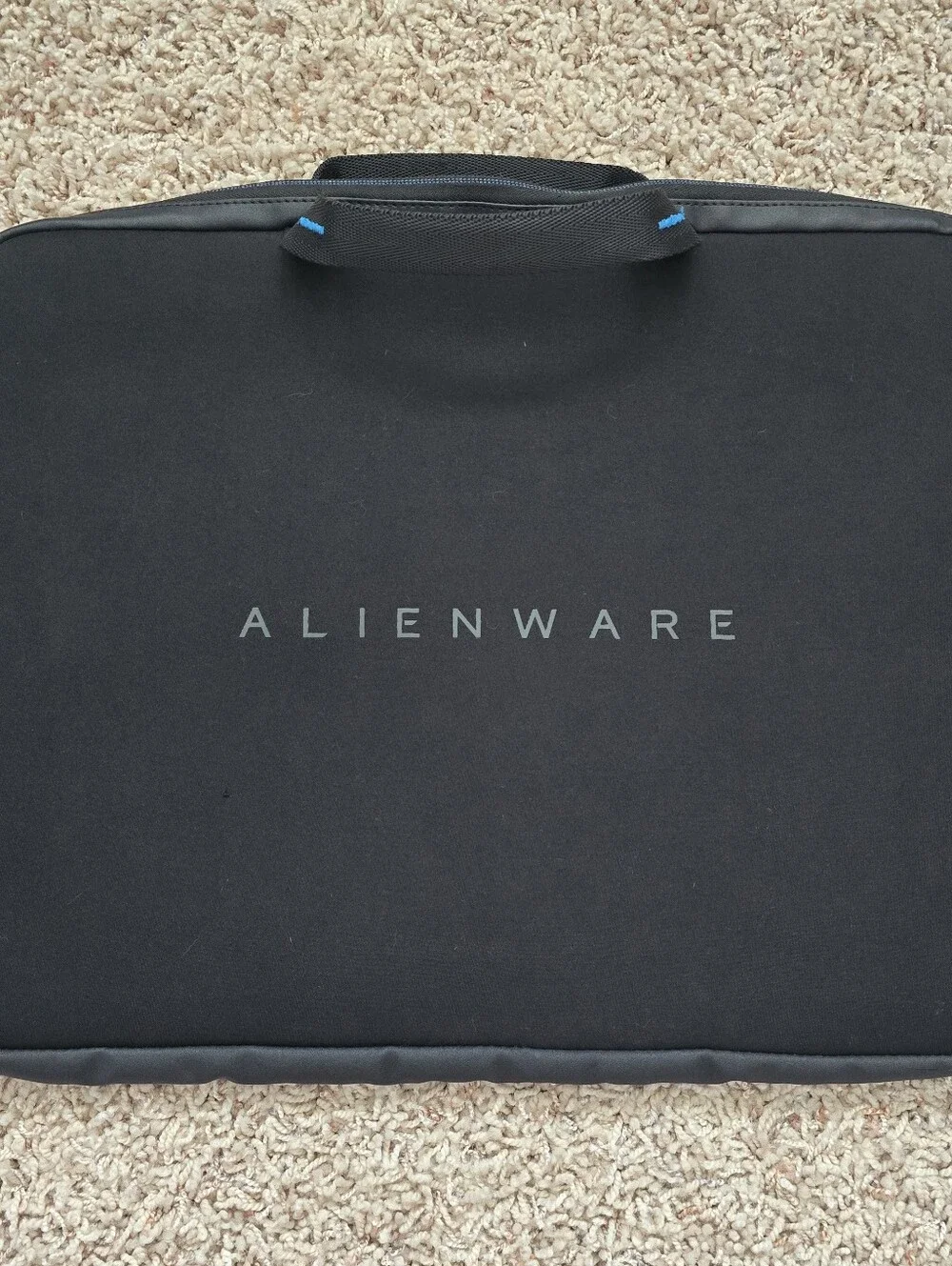 Black Alienware Soft Laptop Case About 17x13